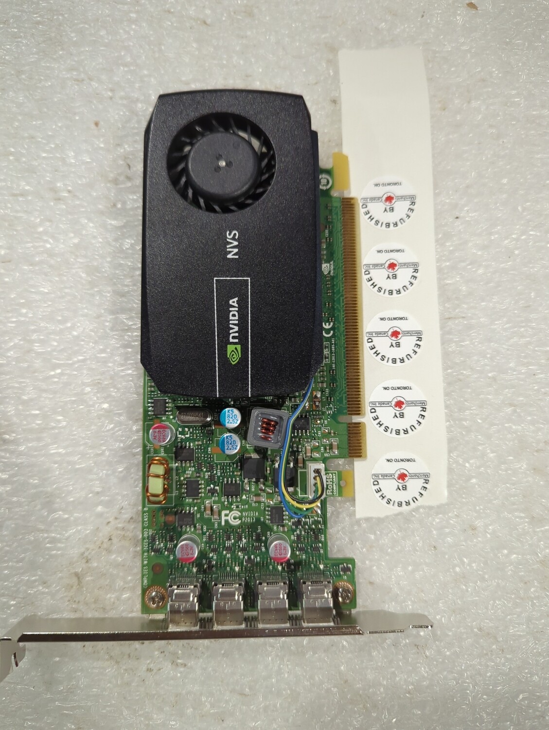 HP 700101-002 |  721795-001 | NVidia Quadro NVS 510 2GB NVS510 Video Card | Full Height | 3840 x 2160 @ 60 Hz)