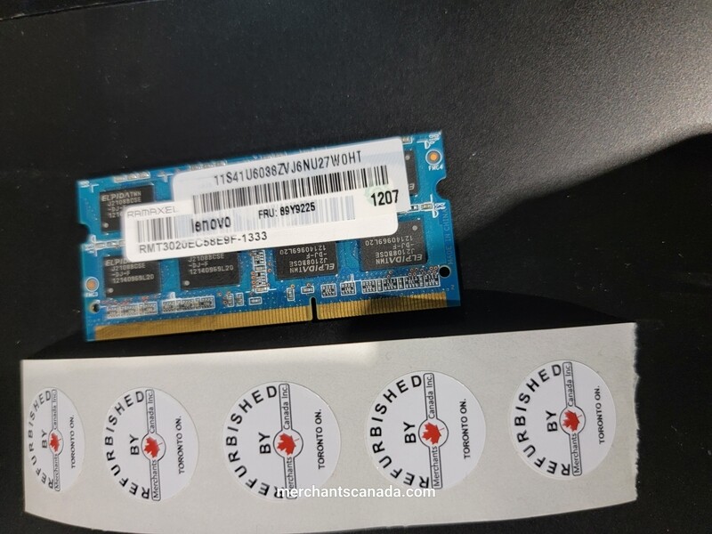 89Y9225 | Genuine Lenovo 4GB  PC3-10600S 1333MHz SODIMM