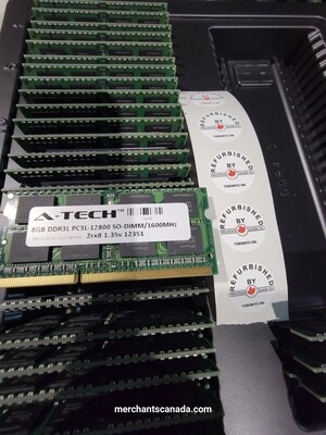 A-TECH 8GB DDR3L SODIMM | PC3L-12800 | 1600MHz