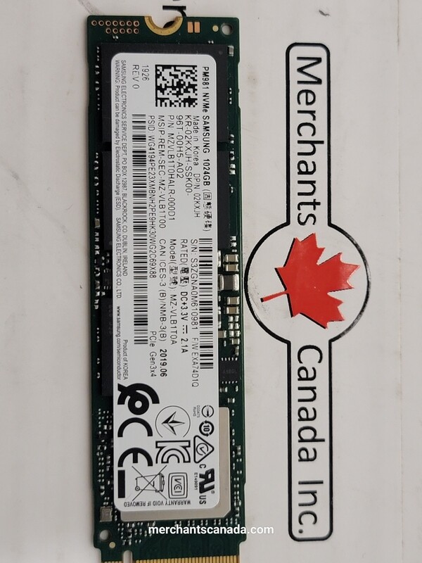 2KXJH | 02KXJH | MZVLB1T0HALR-000D1 | MZ-VLB1T0A | PM981a | M.2 2280 NVMe PCIE 1TB SSD