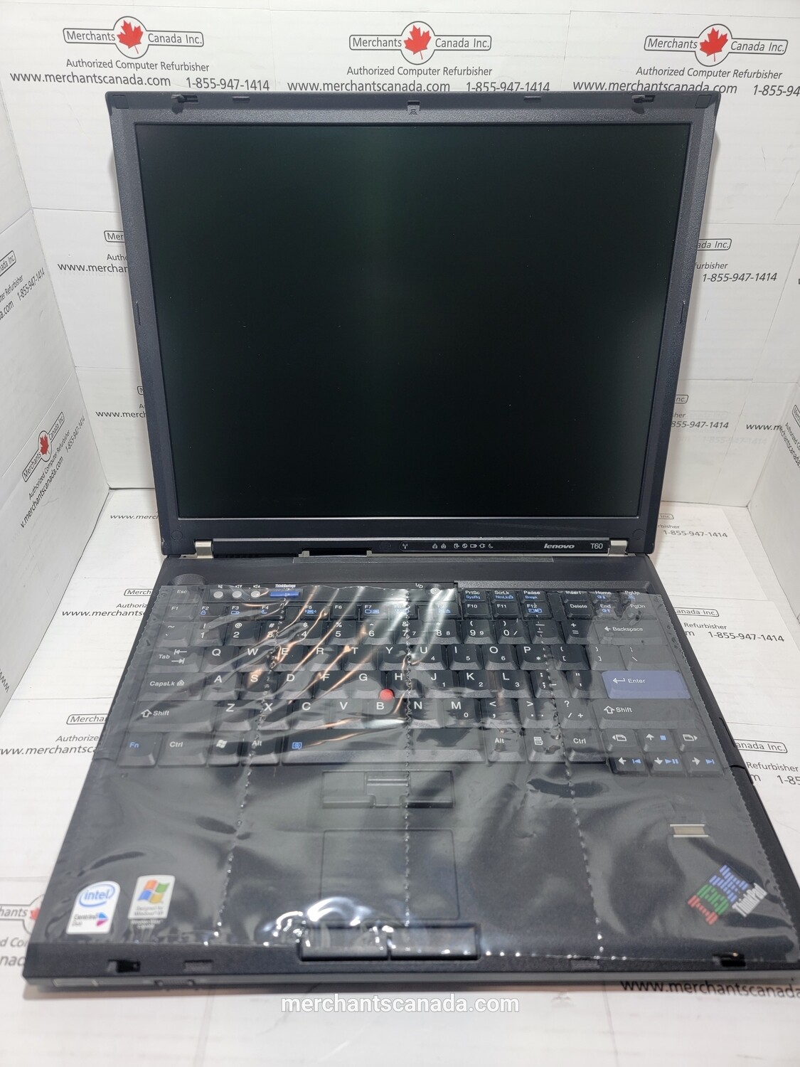 Lenovo ThinkPad T60 Intel T2300 1.66 GHz | 1GB | 40GB | DVD+ | 14" | RJ-45 LAN | WIFI | Windows XP Pro | 1951-28U | 195228U