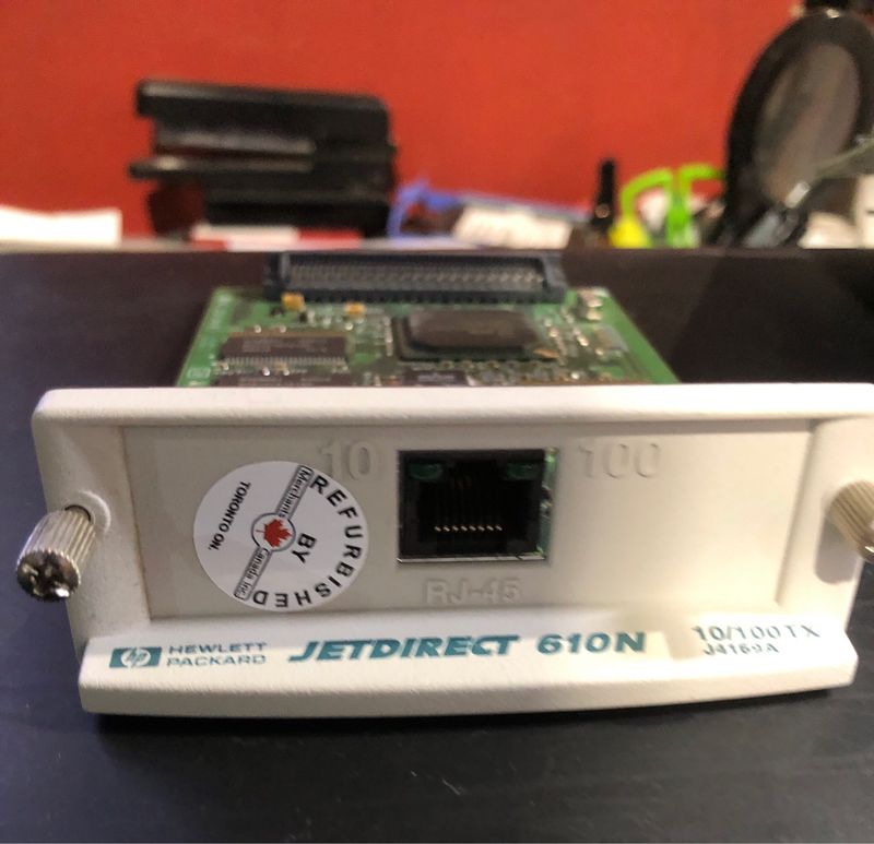 J4169-60013 | J4169A | HP JetDirect 610N Print Server Network Card