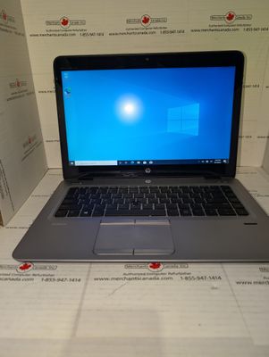 HP Laptop ELITEBOOK 840 G4 I7-7600U 2.8 GHZ | 16GB | 256GB SSD | 14" FHD Touch Screen | English KB Backlit | USB-C  | VGA | Camera | RJ45 | 1LN64UC#ABA