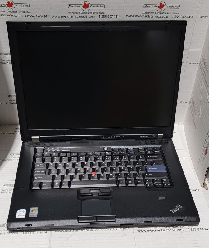 Lenovo ThinkPad T61 Core 2 Duo 2.20 GHz | 2GB | 120GB | 15.4&quot; | 1680 X 1050 | NVIDIA Quadro NVS 140M | Windows XP Professional Loaded with License | 6457-4XU | 64574XU