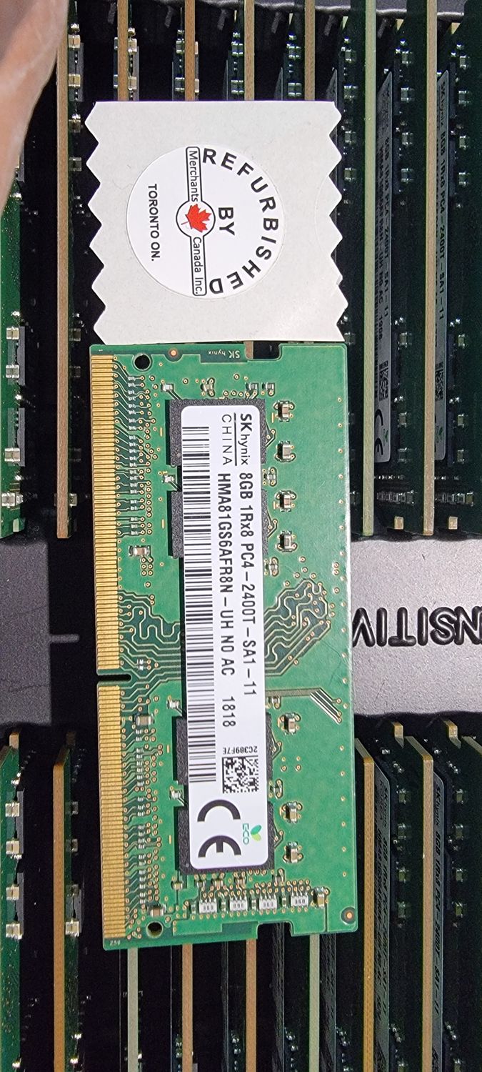 HMA81GS6AFR8N-UH | SK HYNIX 8GB PC4-19200 DDR4-2400MHz 260-Pin SODIMM |