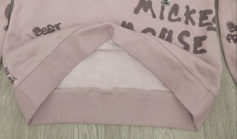 ZARA Kids' Mickey Mouse Sweatshirt – Pink – New