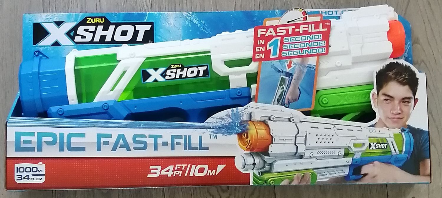 X-Shot Epic Fast-Fill Water Gun- 1,000 ml  | New In Box