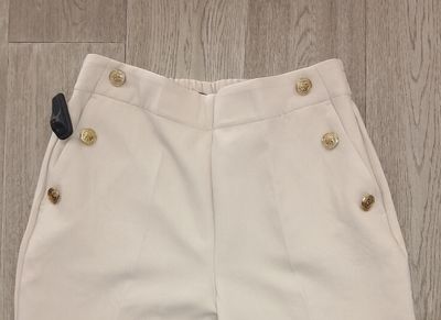 ZARA Pants with Golden Buttons | New