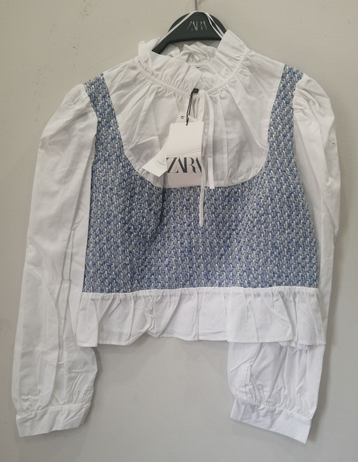 ZARA Tweed Top | New