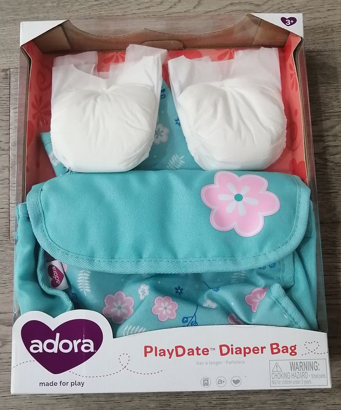 Adora Blue Diaper Bag with Accessories| New In Box