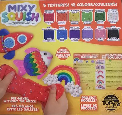 Mixy Squish Textured Air Dry Clay – Mega Pack – New in Box