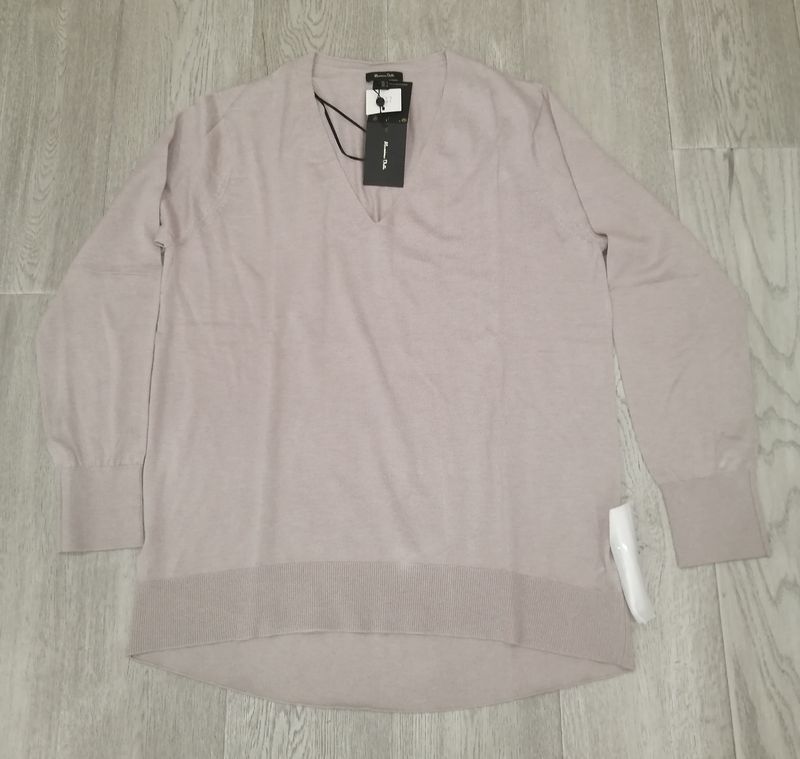 Massimo Dutti V-Neck Sweater | New