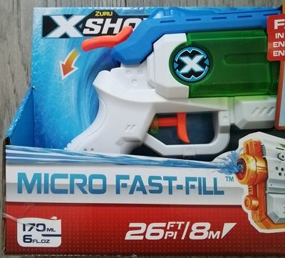 X-Shot Micro Fast-Fill Water Gun- 170 ml | New In Box