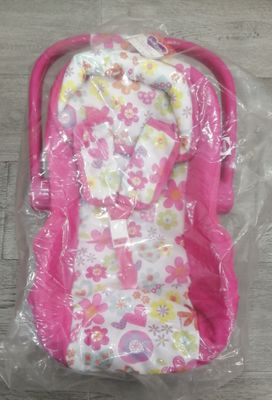 Adora Play Date Doll Car Seat Carrier Pink | Machine washable seat cover | Rotating Handles | Fits Dolls/Plushies up to 20" | Item #217601 | New in box