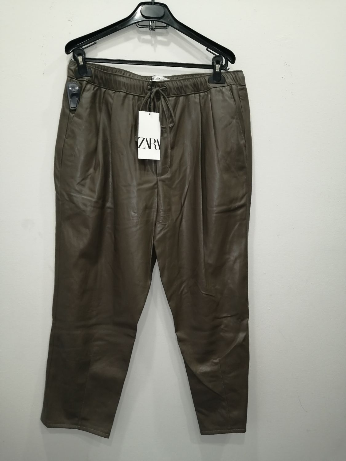ZARA Leather Jogger | New