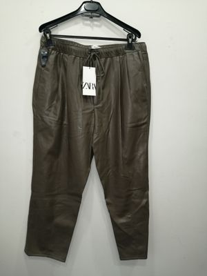 ZARA Leather Jogger | New