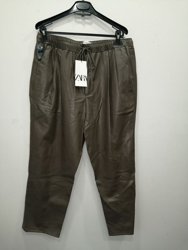 ZARA Leather Jogger | New
