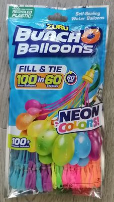 Bunch O Balloons Neon Color Pack of 100 Balloons | New In Box
