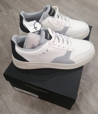 Scotch &amp; Soda Multi White Lather &amp; Suede Sneakers | Elliot S276  | 4062035312516 | 26831719 | New