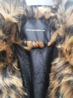 Stolen Girlfriends Club Viper Room Coat | Leopard | New with tags
