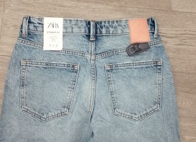 ZARA Jeans |High Rise Straight Fit | New