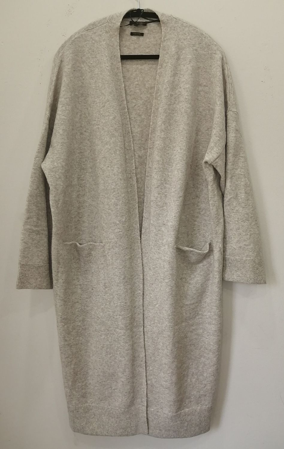 Massimo Dutti Full Sleeves Open Long Cardigan | New