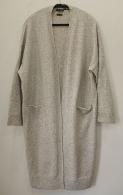Massimo Dutti Full Sleeves Open Long Cardigan | New