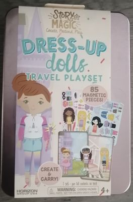 Dress-up Dolls - Magnetic Travel Playset | 194356012425