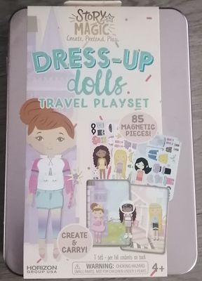 Dress-up Dolls - Magnetic Travel Playset | 194356012425