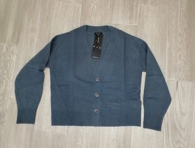 Massimo Dutti Wool Cashmere Cardigan | New