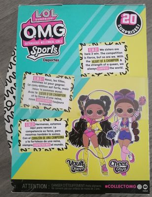 LOL Surprise! Sports Vault Queen Fashion Doll With 20 Surprises | New In Box | 035051577515