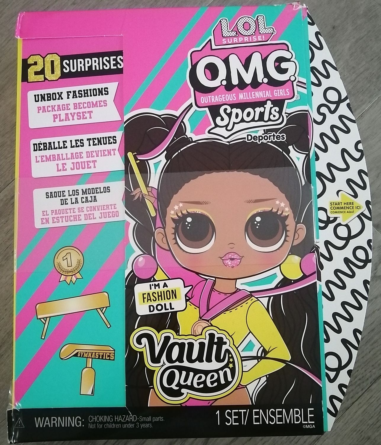 LOL Surprise! Sports Vault Queen Fashion Doll With 20 Surprises | New In Box | 035051577515