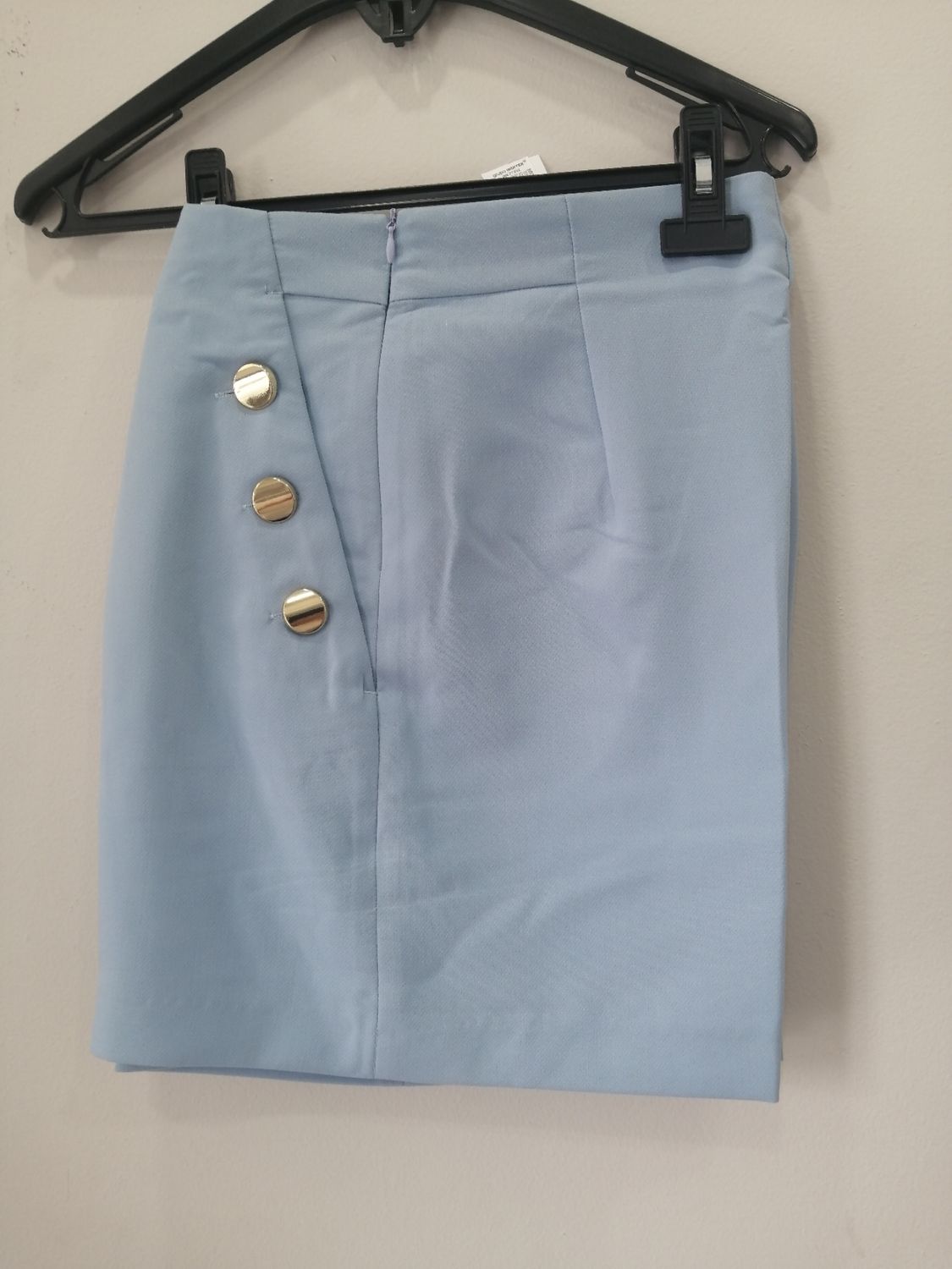 ZARA Gold Button Shorts | New