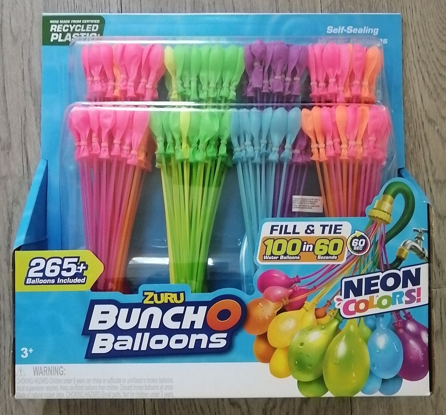 Bunch O Balloons Pack Of 265 Neon Balloons | New In Box