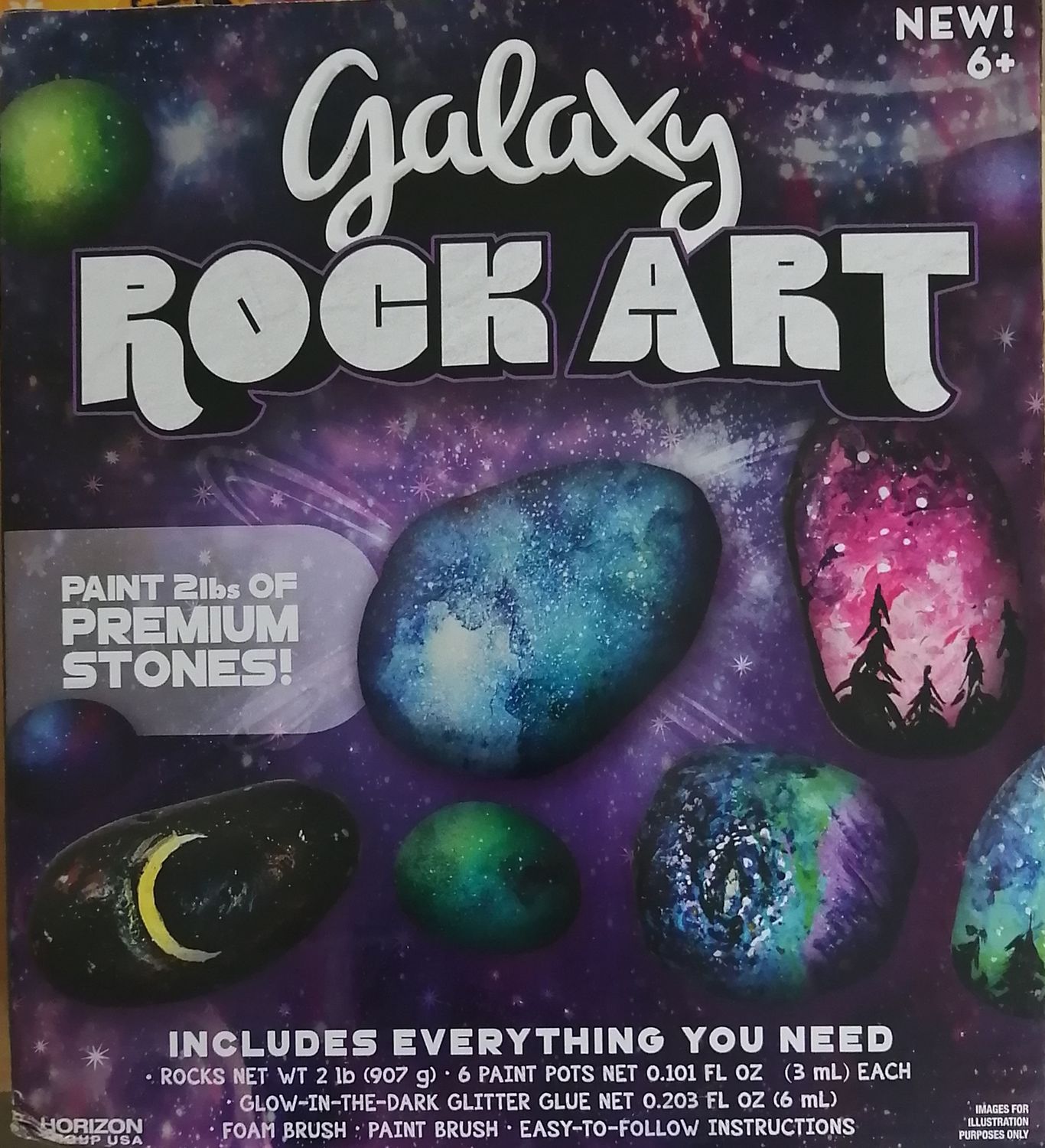 Horizon Group USA | Galaxy Rock Art Paint Set | 765940842843
