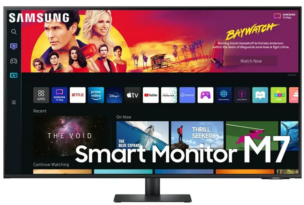 Samsung 43&quot; M7 Smart Black UHD Monitor with Smart TV Apps and Mobile Connectivity | S43BM702UN | LS43BM702UNXZA