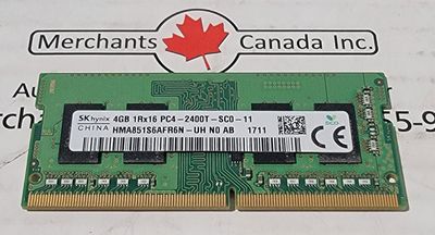 HMA851GS6AFR8N-UH | SK HYNIX 4GB PC4-19200 DDR4-2400MHz 260-Pin SODIMM