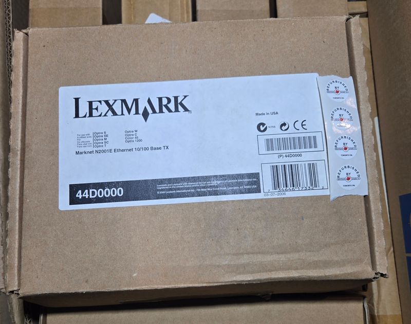 Lexmark 44D0000 MarkNet N2001e Print Server | New in box