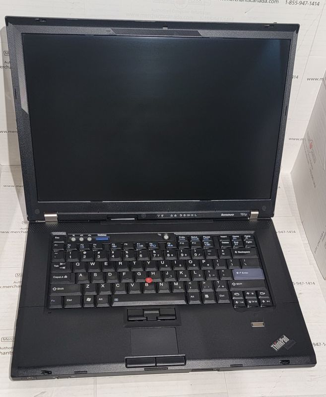 Lenovo T61p Intel Core 2 Duo T7300 @ 2.00 GHz | 2GB | 100GB | DVDRW | 15.4&quot; WSXGA+ (1680 X 1050) | NVIDIA Quadro FX 570M | Fingerprint Reader | Windows XP Pro SP3 Licensed | 6458WBW | 6458CTO