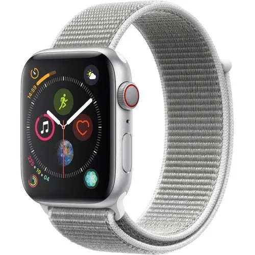 MU6C2VC/A | A1978 | Apple Watch Series 4 Aluminum | Silver | Seashell Sport Loop | GPS | 44 mm | 190198843272