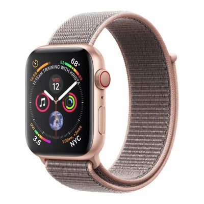 MU692VC/A | A1977 | Apple Watch Series 4 Aluminum | Gold | Pink Sand Sport Loop | GPS | 40 mm | 190198842633