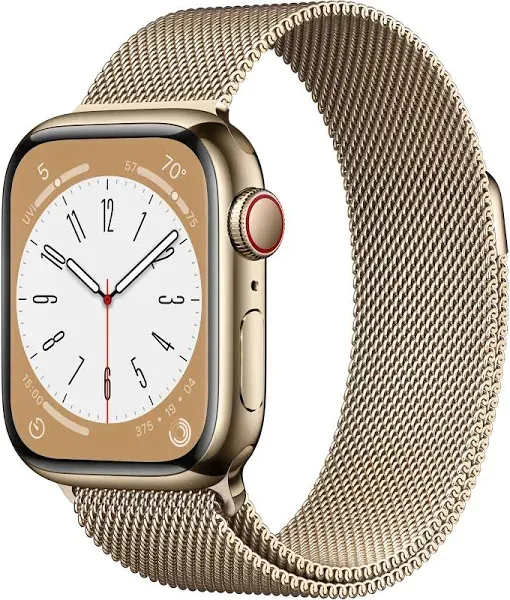 MTV82VC/A | A2008 | Apple Watch Series 4 Stainless Steel | Gold | Gold Milanese Loop | GPS + Cellular | 44 mm