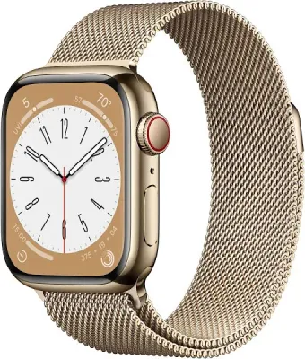 MTV82VC/A | A2008 | Apple Watch Series 4 Stainless Steel | Gold | Gold Milanese Loop | GPS + Cellular | 44 mm