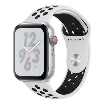 MU6H2VC/A | A1977 | Apple Watch Series 4 Aluminum Nike+ | Silver | Pure Platinum/Black Nike Sport Band | GPS | 40 mm | 190198884428