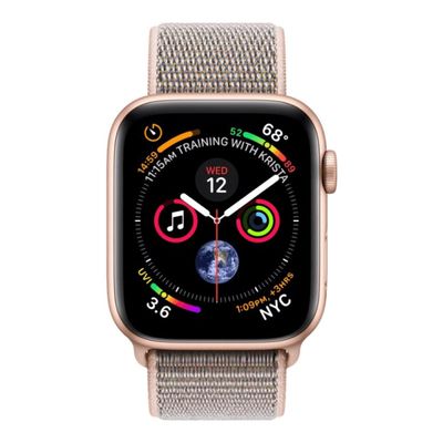 MU692VC/A | A1977 | Apple Watch Series 4 Aluminum | Gold | Pink Sand Sport Loop | GPS | 40 mm | 190198842633