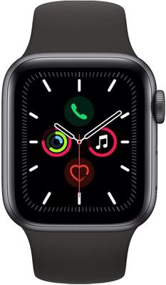 MU6D2VC/A | A1978 | Apple Watch Series 4 Aluminum | Space Grey | Black Sport Band | GPS | 44 mm | 190198843593