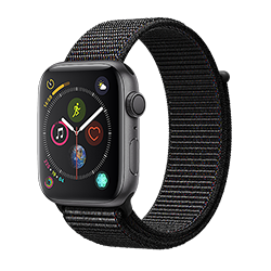 MU672VC/A | A1977 | Apple Watch Series 4 Aluminum | Space Grey | Black Sport Loop | GPS | 40 mm | 190198841995