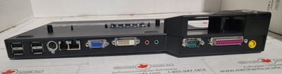 Lenovo ThinkPad 2504 Mini Docking Station | 42W4638 | 42W4639 | Serial | Parallel | PS2 | RJ-45 | RJ11 | VGA | DVI | Sound
