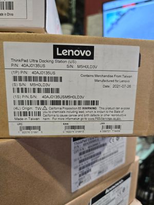 Lenovo ThinkPad Ultra Docking Station with 135 Watts Charger | 40AJ0135US | 192076019915 | New