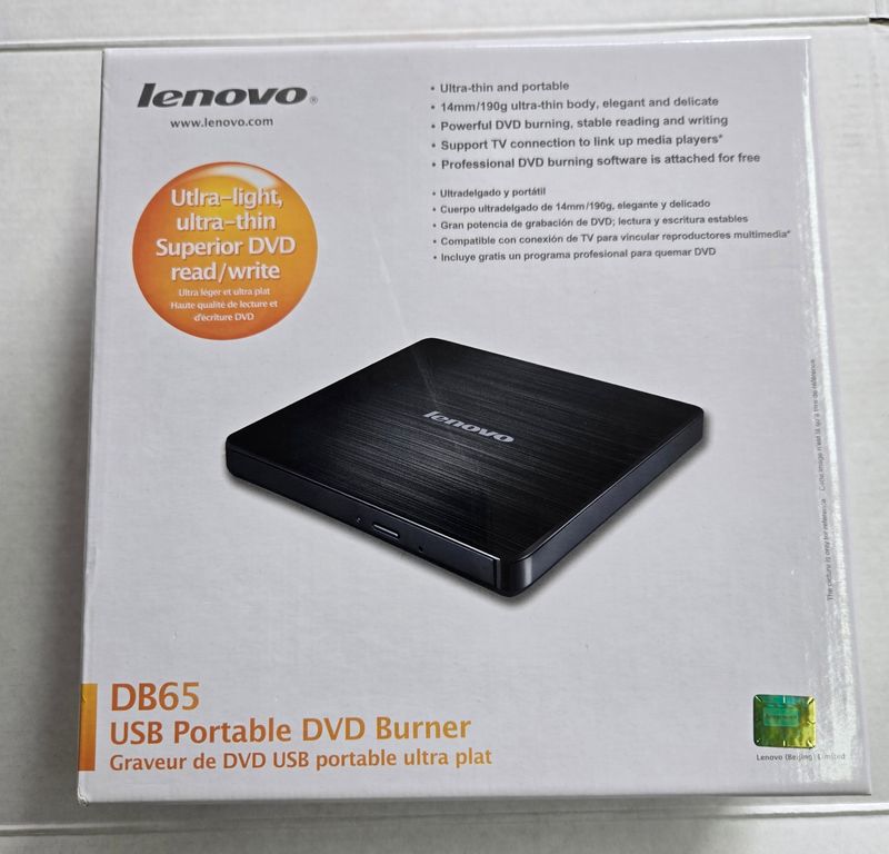 Lenovo Slim DVD Burner DB65 | 888015471 | MAY66009401